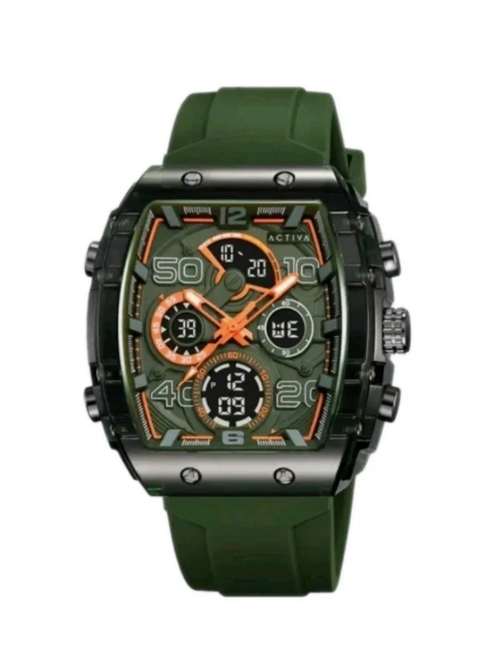 Activa X Invicta Digital Essentials Men's Watch - 45mm. Army Green (ACW8109-004)